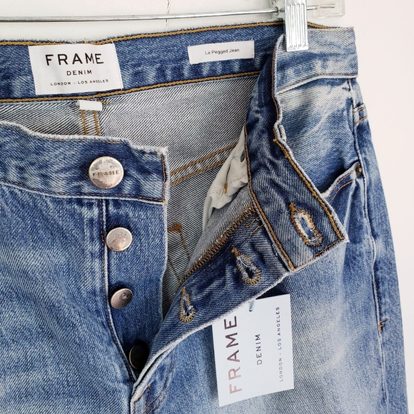 NWT Frame Le Pegged High Rise Straight 29 - Picture 5 of 16